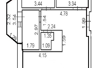 2-к квартира, 90,7 м², 3/5 эт.